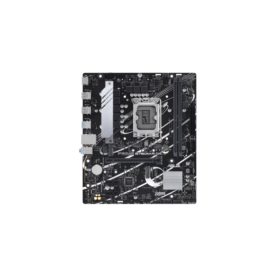 15747-ASUS PRIME B760M-R D4 Intel B760 LGA 1700 micro ATX