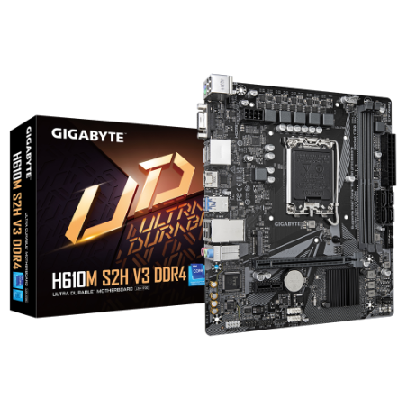 15788-Gigabyte H610M S2H V3 DDR4 placa base Intel H610 Express LGA 1700 micro ATX