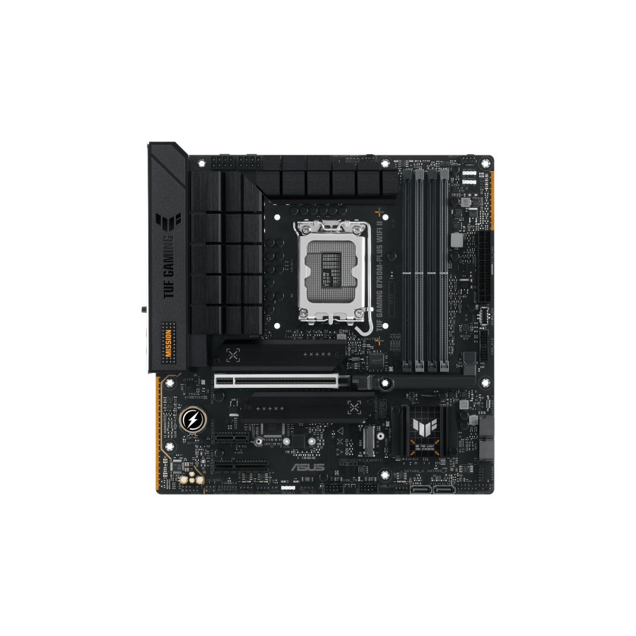 15798-PLACA ASUS TUF GAMING B760M-PLUS WIFI II,INTEL,1700,B760,4DDR5,128GB,HDMI+DP,4SATA+2M.2,5USB3.2+1USB-C,2.5GB+WIFI+