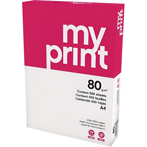 15845-PAQUETE 500H PAPEL ECONOMY 80GR A4 MY PRINT CIE 136 MYP0800034