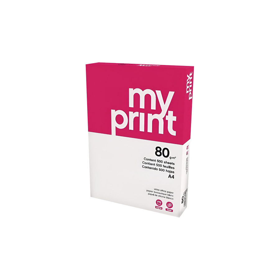 15845-PAQUETE 500H PAPEL ECONOMY 80GR A4 MY PRINT CIE 136 MYP0800034