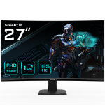 15987-GIGABYTE Monitor de juego GS27F 27" FHD - 1920 x 1080 (FHD), 165Hz, 1ms, 300 cd/m2, FreeSync Premium, compatible c