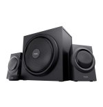15992-Trust Yuri conjunto de altavoces 60 W Universal Negro 2.1 canales De 1 via 15 W