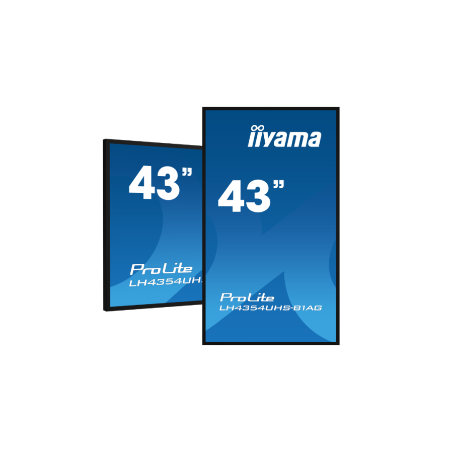 16000-MONITOR IIYAMA 43" (LH4375UHS-B1AG) ANDROID 11 / 3844X2160 (4K UHD) / OPERACION 24/7 /500CD / LANDSC. Y PORTRAIT /