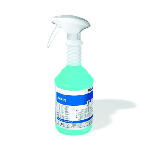 16026-BOTELLA LIMPIACRISTALES Y MULTIUSOS PROFESIONAL 1L CON PULVERIZADOR  ALKLANET ECOLAB LI0T4