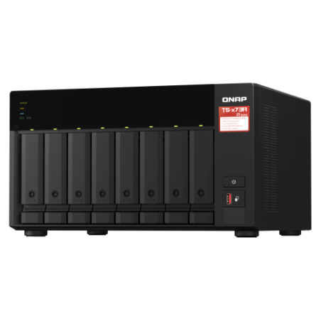 16047-QNAP TS-873A NAS Torre Ethernet Negro V1500B