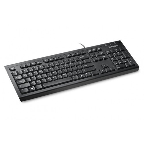 1606-TECLADO CON CABLE 150 CM. VALUKEYBOARD COLOR NEGRO KENSINGTON 1500109ES