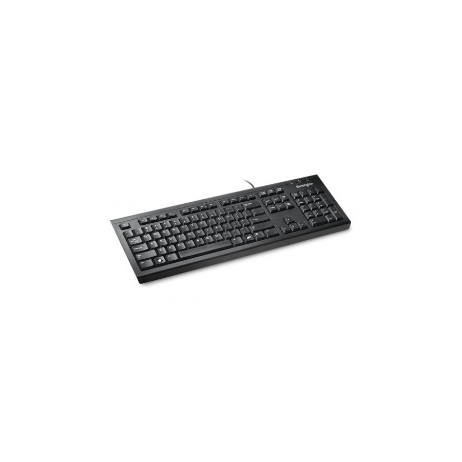 1606-TECLADO CON CABLE 150 CM. VALUKEYBOARD COLOR NEGRO KENSINGTON 1500109ES