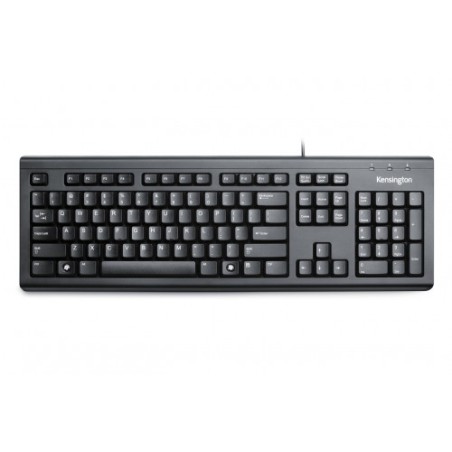 1607-TECLADO CON CABLE 150 CM. VALUKEYBOARD COLOR NEGRO KENSINGTON 1500109ES