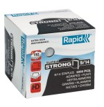 16085-CAJA 5000 GRAPAS SUPERSTRONG  9/14MM GALVANIZADAS RAPID 24871500