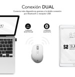 16095-SUBBLIM Raton CURVE ERGO DUAL MOUSE BATTERY BLACK