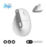 16109-SUBBLIM NATURE VERTICAL ERGO DUAL MOUSE BATTERY WHITE