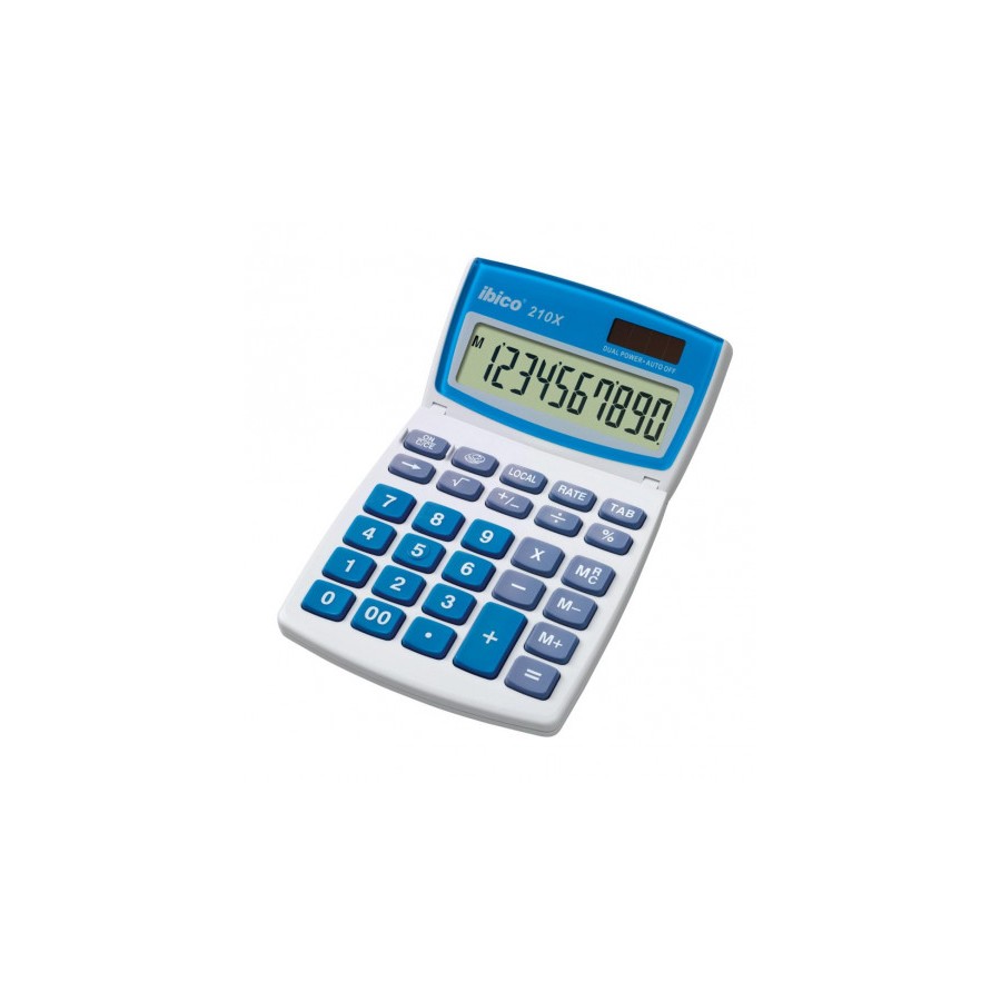 1612-CALCULADORA DE SOBREMESA DE 10 DIGITOS MODELO 210X SOLAR / PILA IBICO IB410079