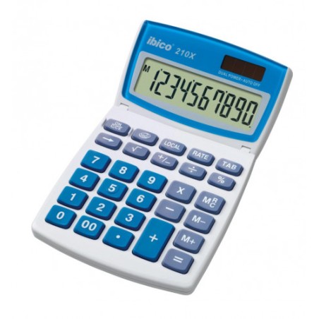 1612-CALCULADORA DE SOBREMESA DE 10 DIGITOS MODELO 210X SOLAR / PILA IBICO IB410079