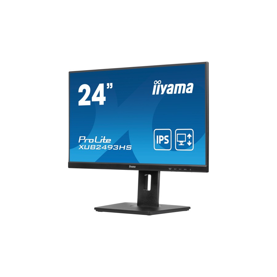 16124-MONITOR IIYAMA 24" , IPS, FHD, 75HZ, 4MS, HDMI, DISPLAYPORT, ALTAVOCES, REG ALT/INCL, 100HZ