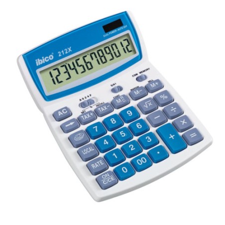 1615-CALCULADORA DE SOBREMESA DE 12 DIGITOS MODELO 212X SOLAR / PILA IBICO IB410086