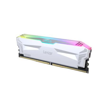 16195-LEXAR MEMORIA ARES DDR5  32GB (2X16GB)   6400 CL32 1.4V  HEATSINK  RGB DUAL PACK WHITE  LD5EU016G-R6400GDWA