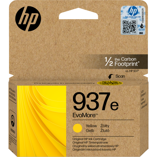 16288-HP Cartucho de Tinta Original EvoMore 937e amarilla