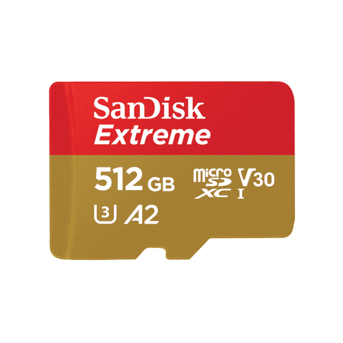 16310-SanDisk Extreme 512 GB MicroSDHC UHS-I Clase 10