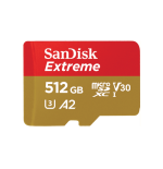 16310-SanDisk Extreme 512 GB MicroSDHC UHS-I Clase 10