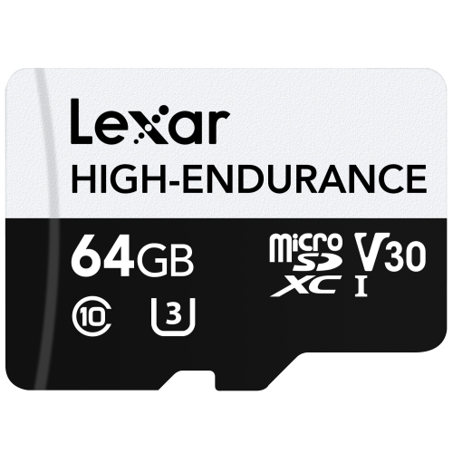 16341-Lexar High-Endurance 64 GB MicroSDXC UHS-I Clase 10