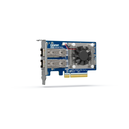 16366-QNAP QXG-25G2SF-E810 adaptador y tarjeta de red Interno Fibra 25000 Mbit/s