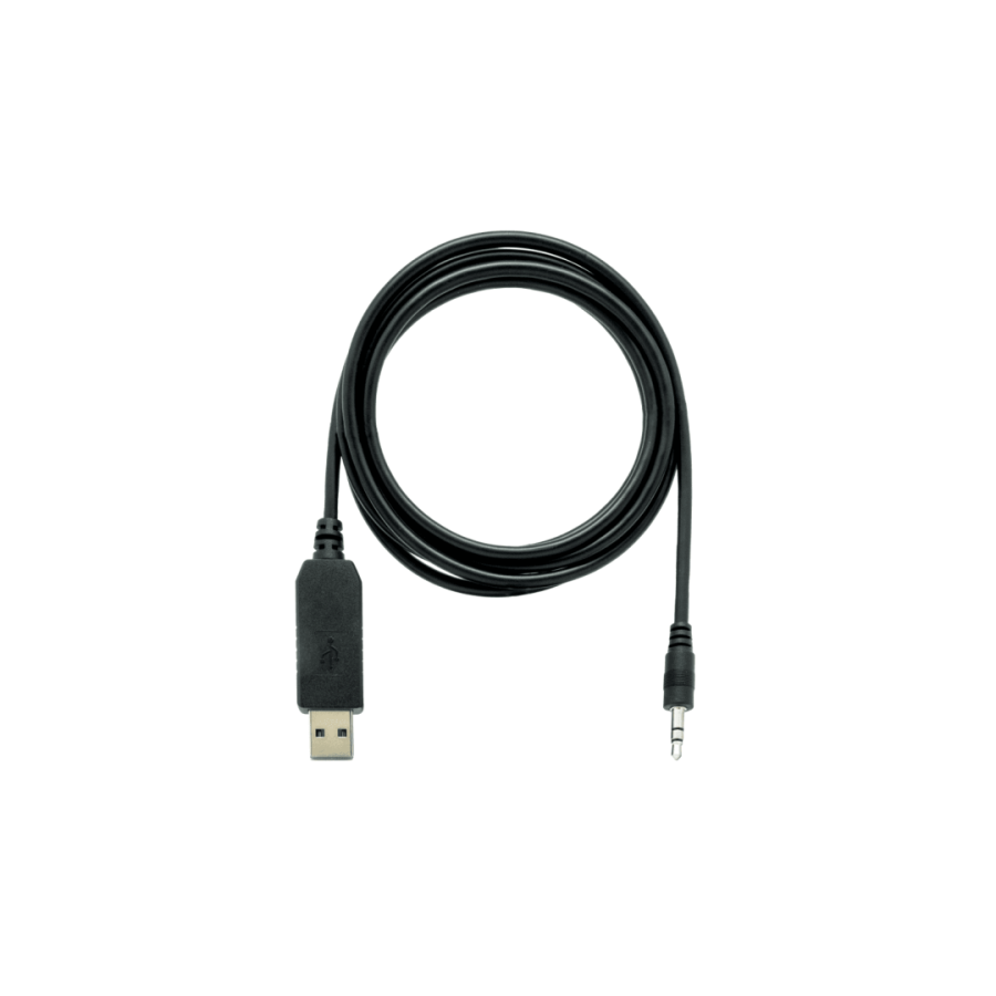 16368-QNAP CAB-CONSOLE-UPJ-1M8 cable de audio 1,8 m 3,5mm USB Negro