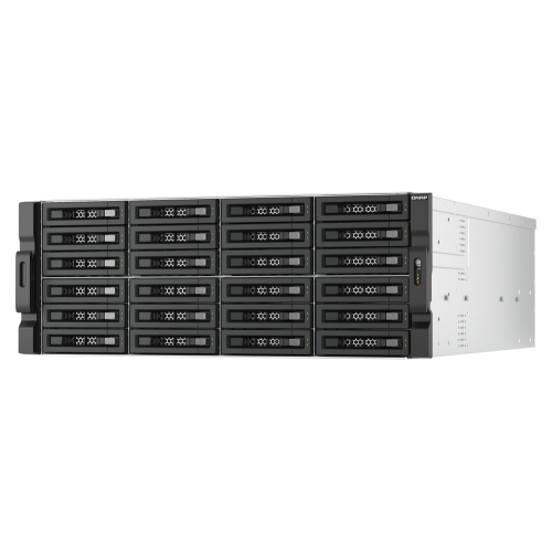 16386-QNAP TL-R2400PES-RP caja para disco duro externo Carcasa de disco duro/SSD Negro, Gris 2.5/3.5"