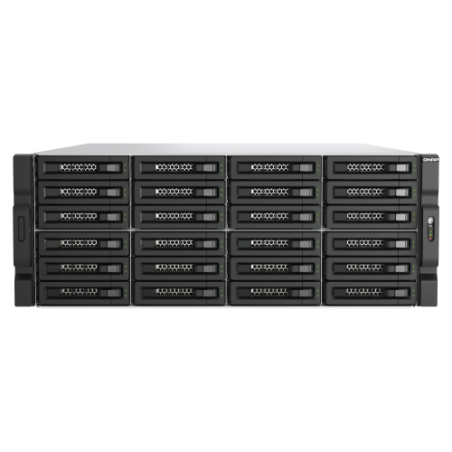 16387-QNAP TL-R2400PES-RP caja para disco duro externo Carcasa de disco duro/SSD Negro, Gris 2.5/3.5"