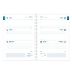 16423-AGENDA ESCOLAR 2024-2025 TAMANO A5 TAPA CARTON FORRADO  SEMANA VISTA ELITE PRIME DOHE 51769