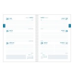 16433-AGENDA ESCOLAR 2024-2025 TAMANO A5 TAPA CARTON FORRADO  SEMANA VISTA TANGRAM BASIC AZUL DOHE 51744