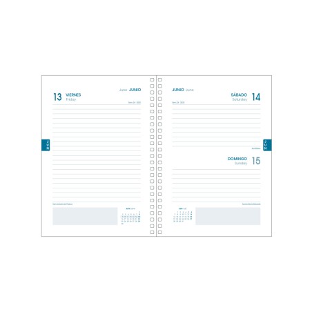 16453-AGENDA ESCOLAR 2024-2025 TAMANO A6 TAPA CARTON FORRADO  DIA PAGINA TANGRAM BASIC NEGRO DOHE 51751