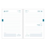 16457-AGENDA ESCOLAR 2024-2025 TAMANO A5 TAPA POLIPROPILENO  DIA PAGINA MEMORY BASIC ROSA DOHE 51756