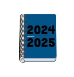 16462-AGENDA ESCOLAR 2024-2025 TAMANO A6 TAPA POLIPROPILENO  DIA PAGINA MEMORY BASIC AZUL DOHE 51763