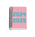 16464-AGENDA ESCOLAR 2024-2025 TAMANO A6 TAPA POLIPROPILENO  DIA PAGINA MEMORY BASIC ROSA DOHE 51764