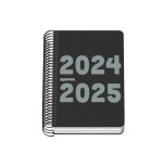 16468-AGENDA ESCOLAR 2024-2025 TAMANO A6 TAPA POLIPROPILENO  DIA PAGINA MEMORY BASIC NEGRO DOHE 51766