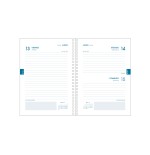 16469-AGENDA ESCOLAR 2024-2025 TAMANO A6 TAPA POLIPROPILENO  DIA PAGINA MEMORY BASIC NEGRO DOHE 51766