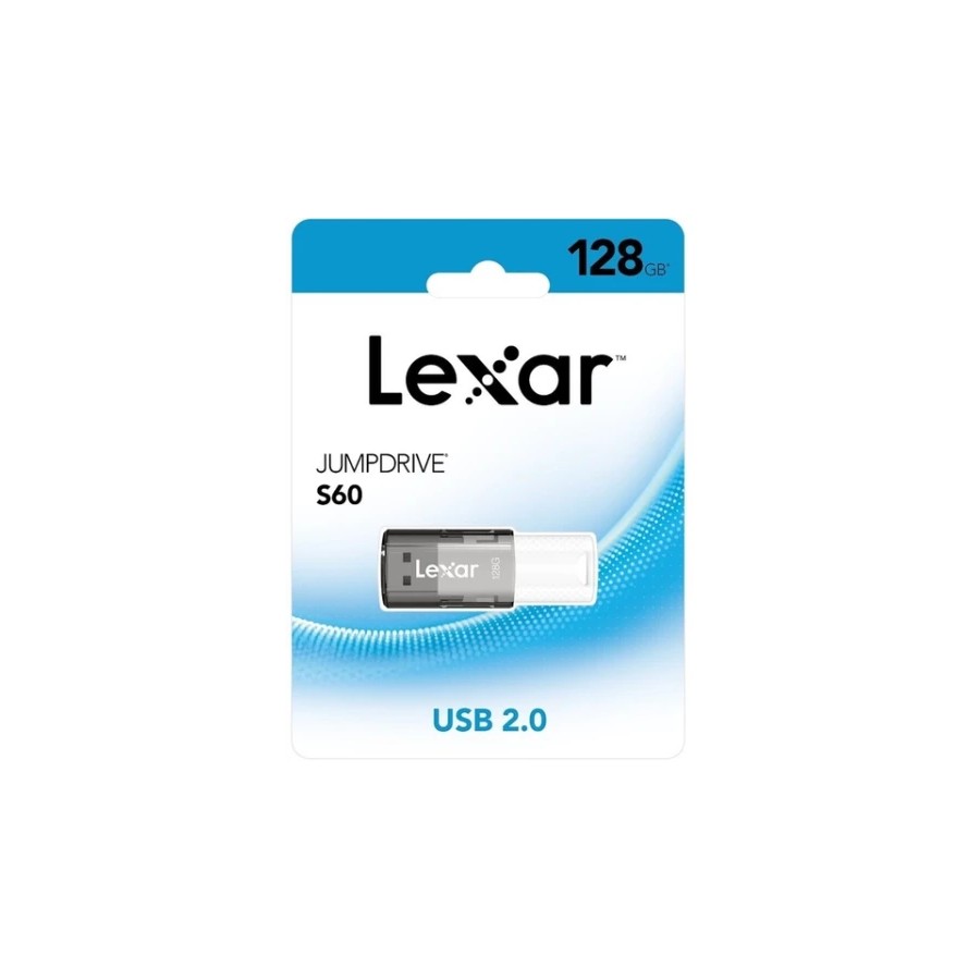 16515-LEXAR 128GB JUMPDRIVE S60 USB 2.0 FLASH DRIVE
