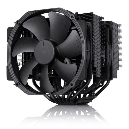16542-NOCTUA COOLER CPU NH-D15 CHROMAX.BLACK [NH-D15 CH.BK], 6 HEATPIPES DUAL TOWER, 2X NF-A15 140MM FAN PWM, INTEL LGA1
