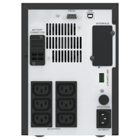 16641-APC Easy UPS SMV sistema de alimentacion ininterrumpida (UPS) Linea interactiva 1,5 kVA 1050 W 6 salidas AC