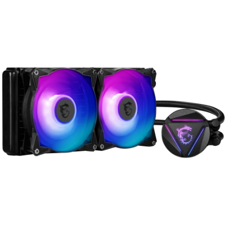 16838-MSI MAG-CRLQD-240R2 sistema de refrigeracion para ordenador Carcasa del ordenador Enfriador Negro