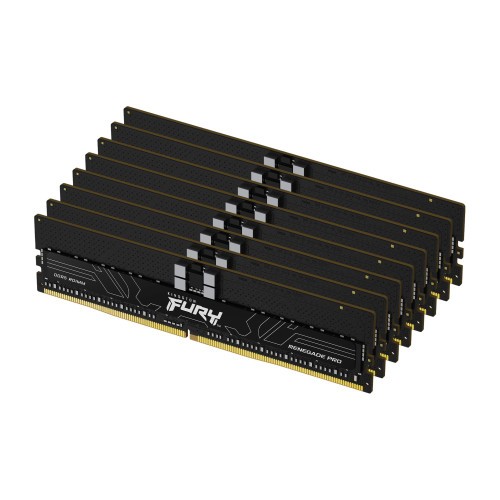 16874-Kingston Technology FURY Renegade Pro modulo de memoria 128 GB 8 x 16 GB DDR5 6000 MHz ECC