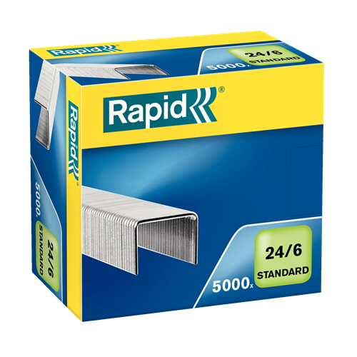 1690-Rapid 24859800 grapa Paquete de grapas 5000 grapas
