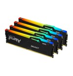 16908-Kingston Technology FURY Beast RGB modulo de memoria 128 GB 4 x 32 GB DDR5
