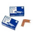 1692-CAJA DE 1000 GRAPAS TIPO No 27 (23/13) COBREADAS PARA GRAPADORAS DE GRUESOS PETRUS 55720