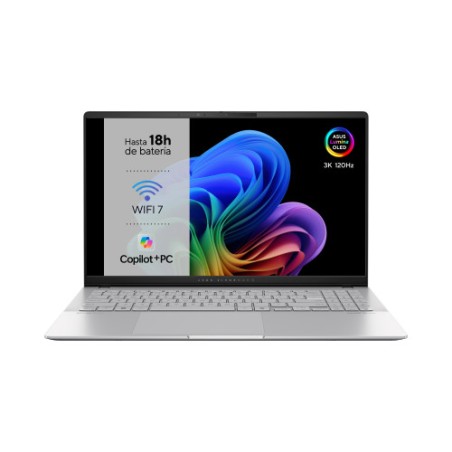 16928-ASUS Vivobook S 15 OLED S5507QA-MA006W Copilot+ PC - Ordenador Portatil 15.6" Wide Quad HD+ 120Hz (Qualcomm Snapdr