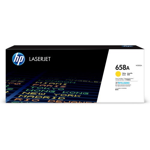16939-HP Cartucho de toner Original LaserJet 658A amarillo