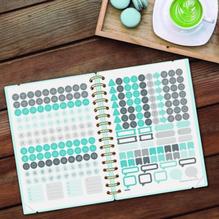 16957-AGENDA 16 MESES SEPTIEMBRE 2024-DICIEMBRE 2025 E10-155X212 SEMANA VISTA HORIZONTAL HAIKU AZUL FINOCAM 627400425