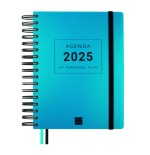 16960-AGENDA 16 MESES SEPTIEMBRE 2024-DICIEMBRE 2025 4o 155X217 SEMANA VISTA VERTICAL TEMPUS AZUL FINOCAM 626600425