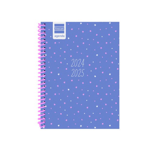 16964-AGENDA ESCOLAR 2024-2025 8o 120X164 SEMANA VISTA HORIZONTAL DIVA STARS FINOCAM 536100225